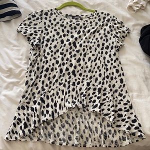 Proenza Schouler black and white top